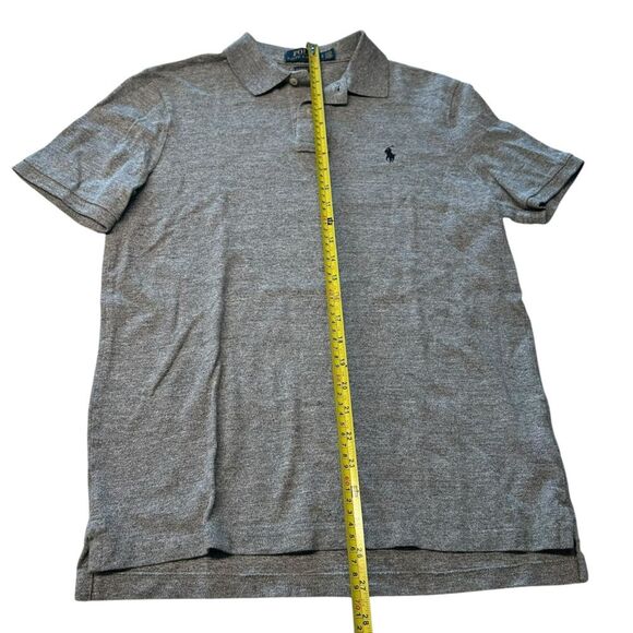 Polo Ralph Lauren Size S Classic Fit Polo Shirt Gray 100% Cotton Preppy Basic - Picture 8 of 8